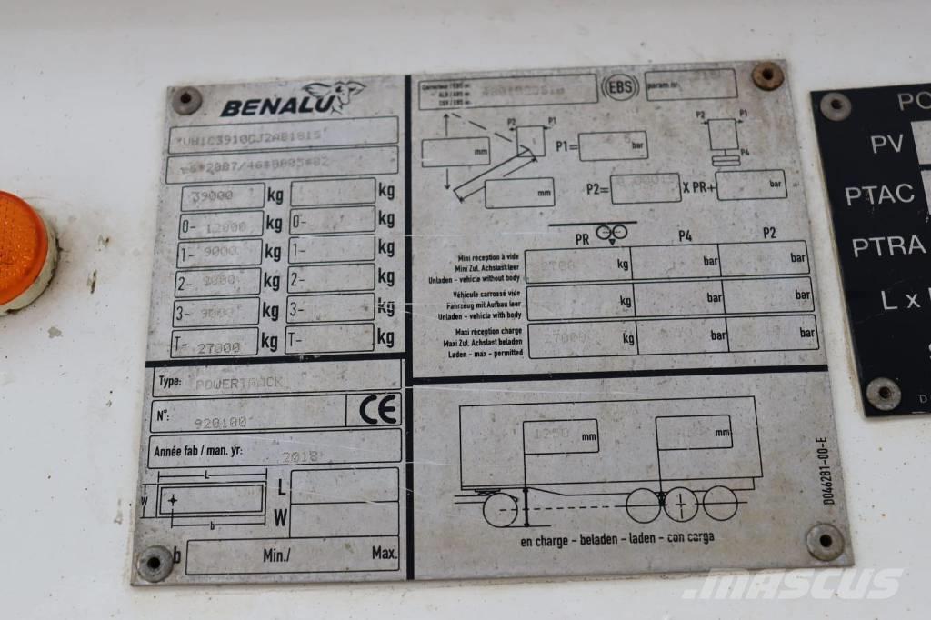 Benalu semis benne Benne semi remorque