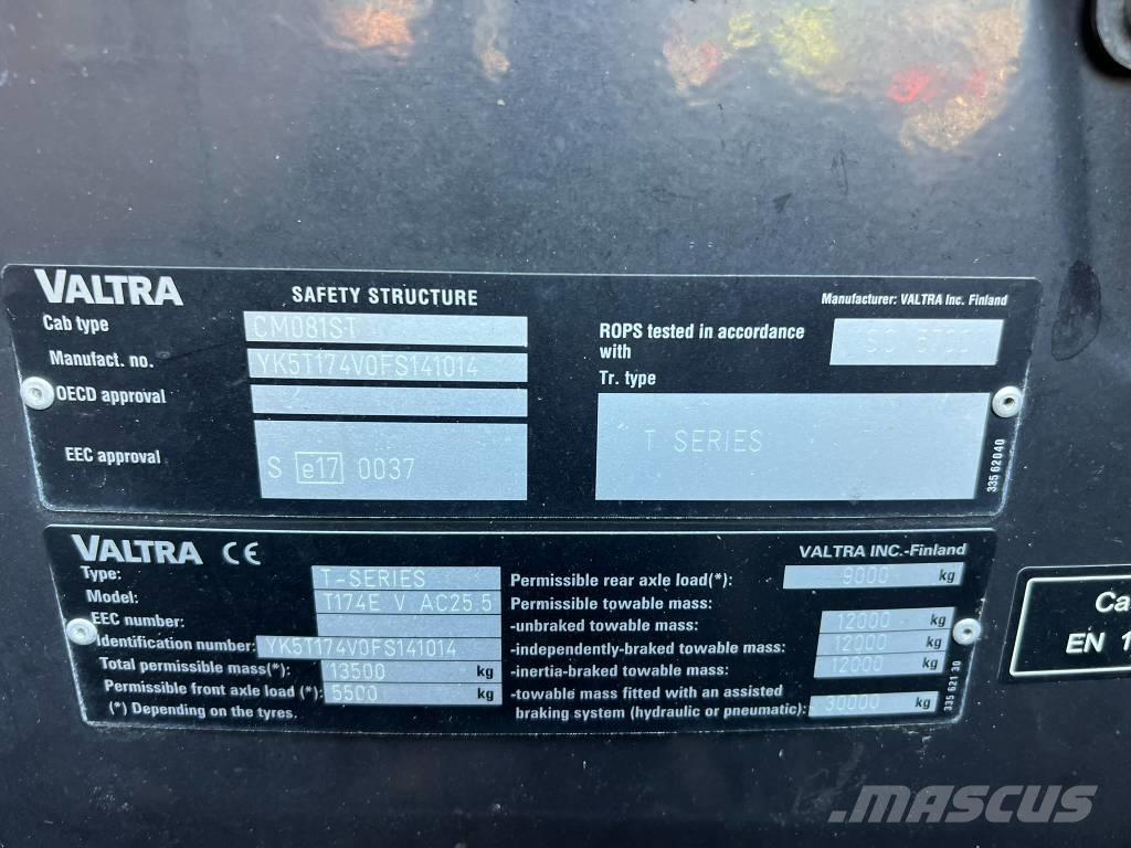 Valtra T 174 Versu Tracteur