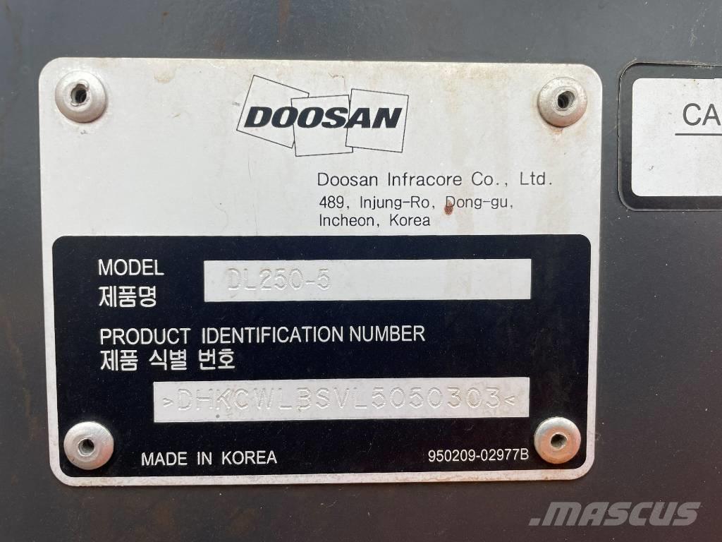 Doosan DL 250 Chargeuse sur pneus