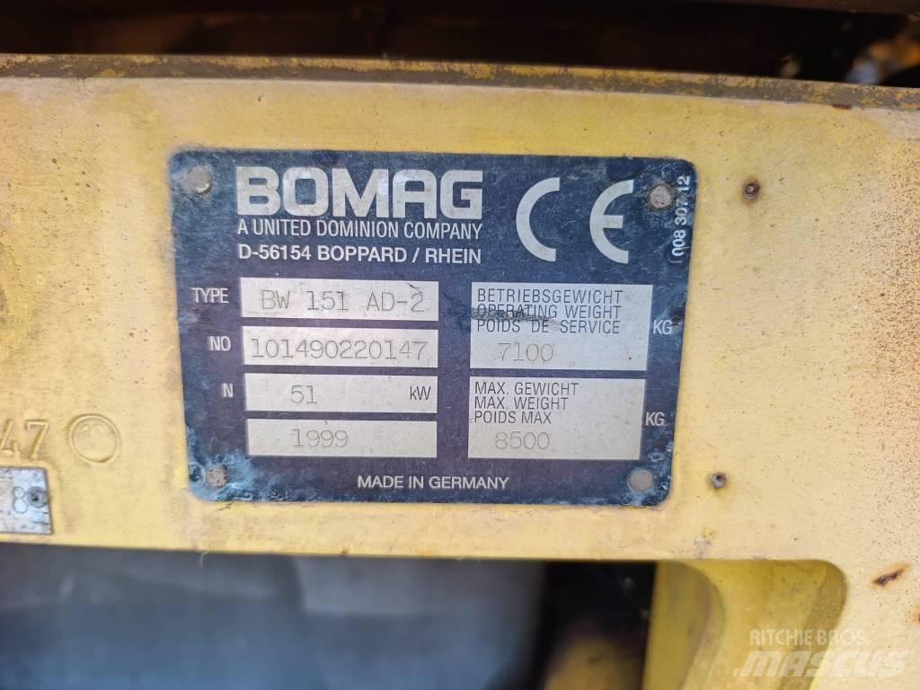 Bomag BW 151 AD-2 Rouleaux tandem