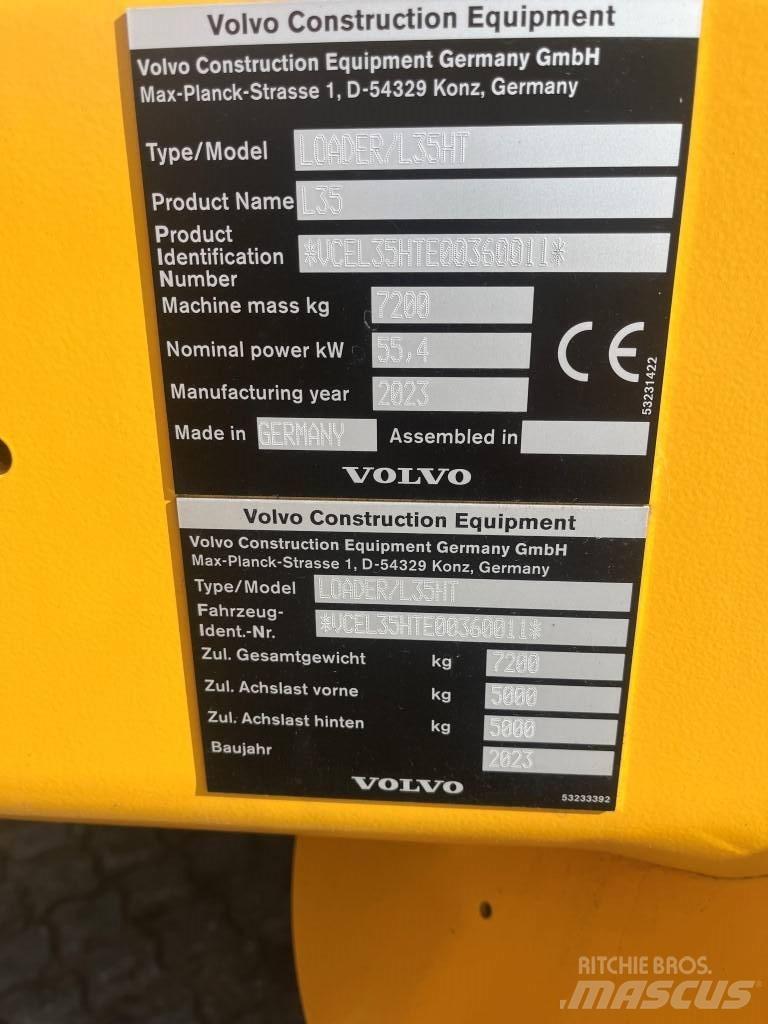 Volvo L35H Chargeuse sur pneus