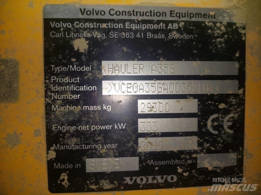 Volvo A 35 G Tombereau articulé