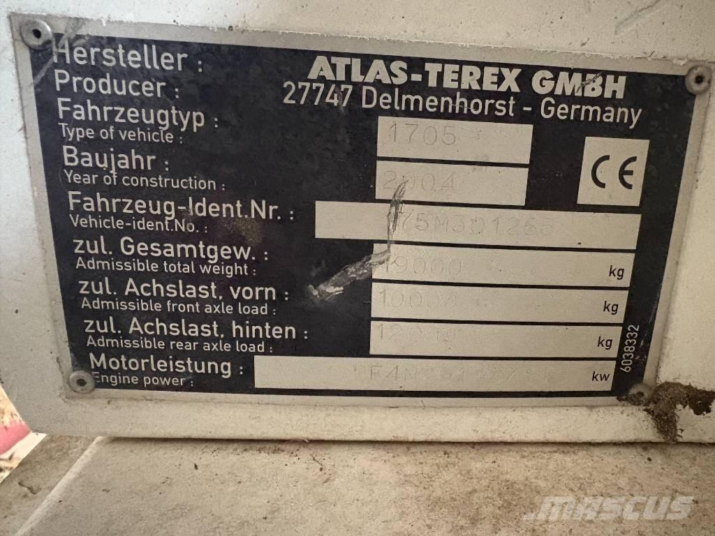 Terex 1705m Tractopelle