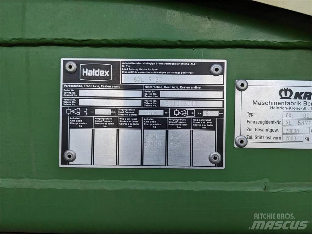 Krone 6XL/R-GD Remorque autochargeuse