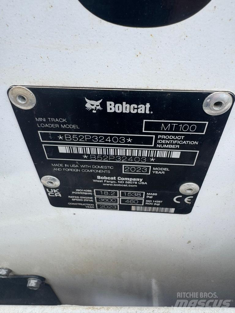 Bobcat MT 100 Chargeuse sur chenilles