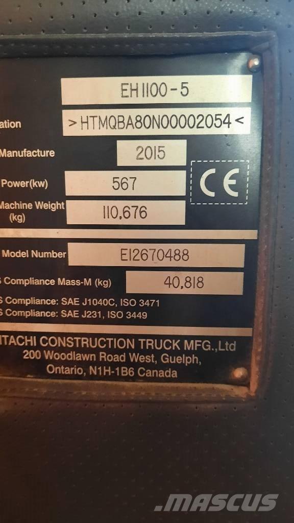 Hitachi EH 1100-5 Tombereau rigide