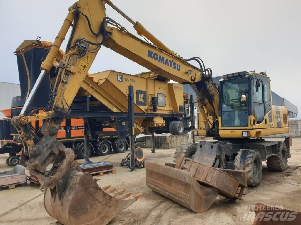 Komatsu PW180-7 Pelle sur pneus