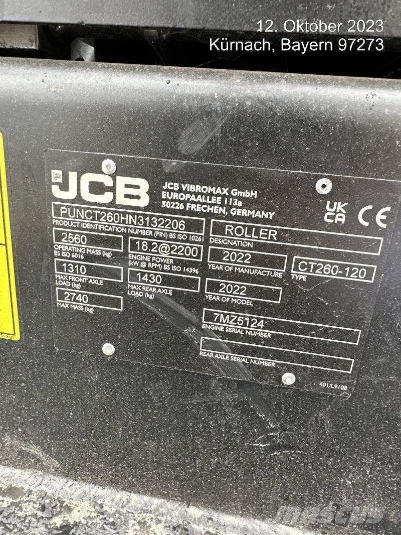 JCB CT260-120 Mini compacteur