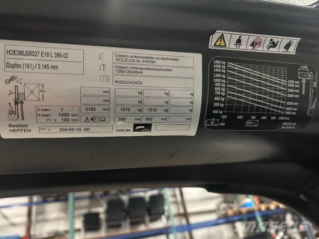 Linde e18l-02 Chariots élévateurs électriques