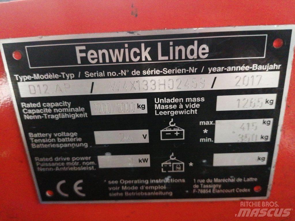 Linde D12AP Gerbeur accompagnant