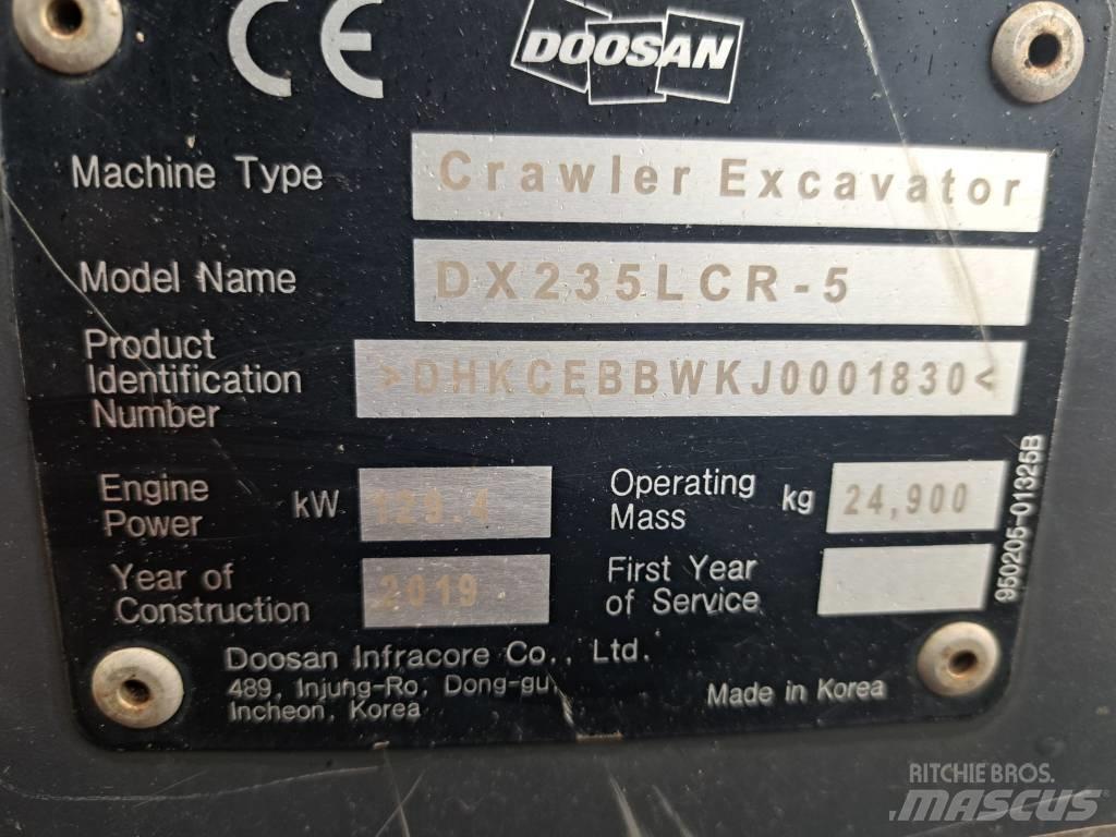 Doosan DX 235 LCR-5 Pelle sur chenilles