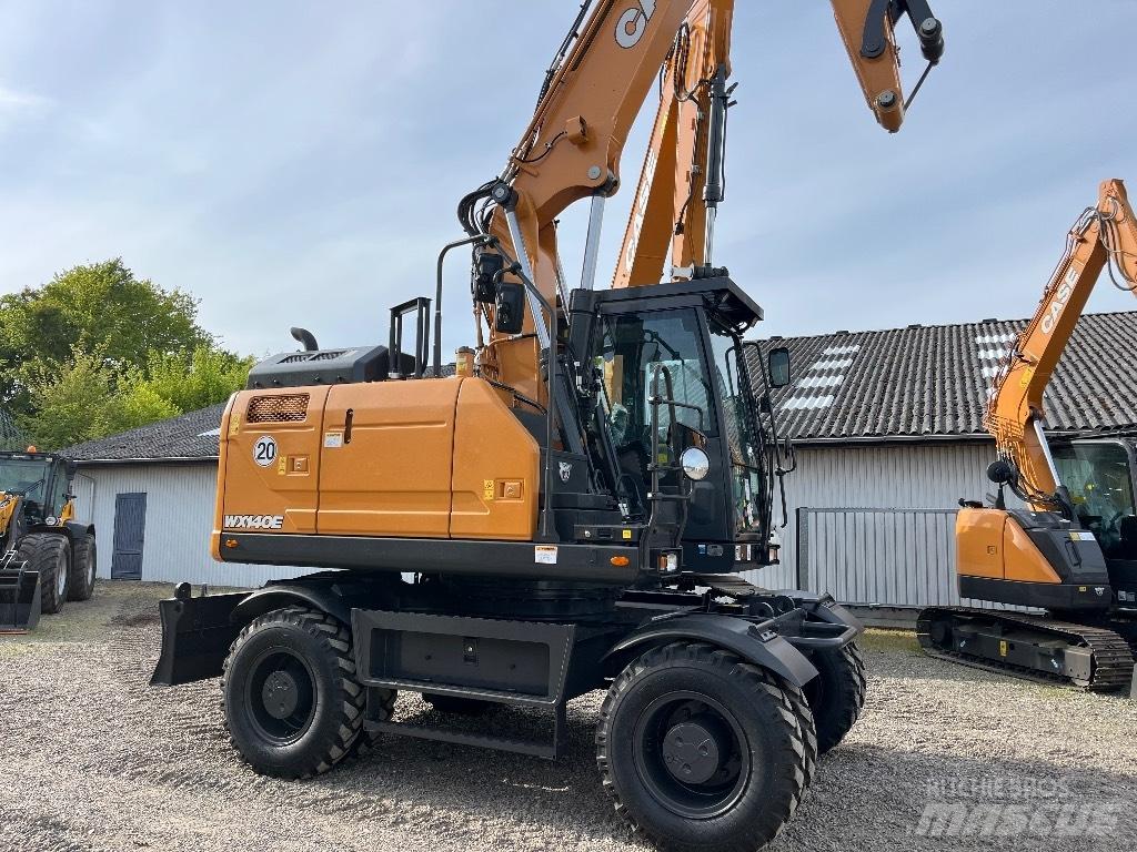CASE WX 140E Pelle sur pneus