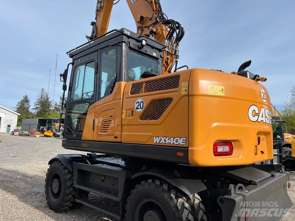 CASE WX 140E Pelle sur pneus