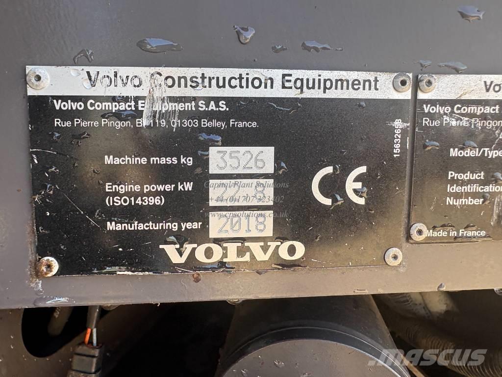 Volvo ECR 35 D Mini pelle < 7t