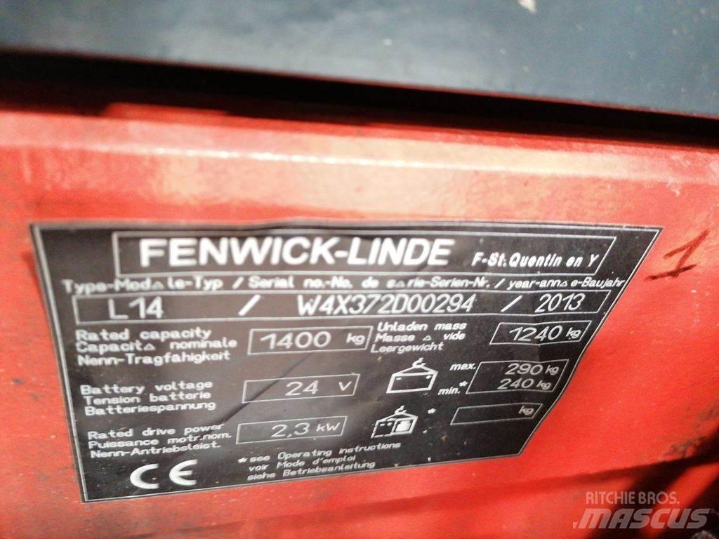 Linde L14I Gerbeur accompagnant