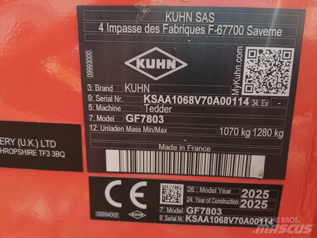 Kuhn GF7803 Rateau faneur