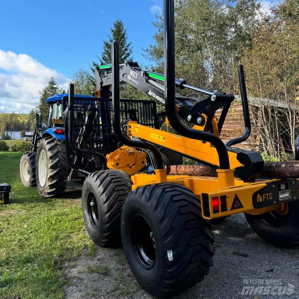 FTG Moheda M121 Remorque forestière avec grue