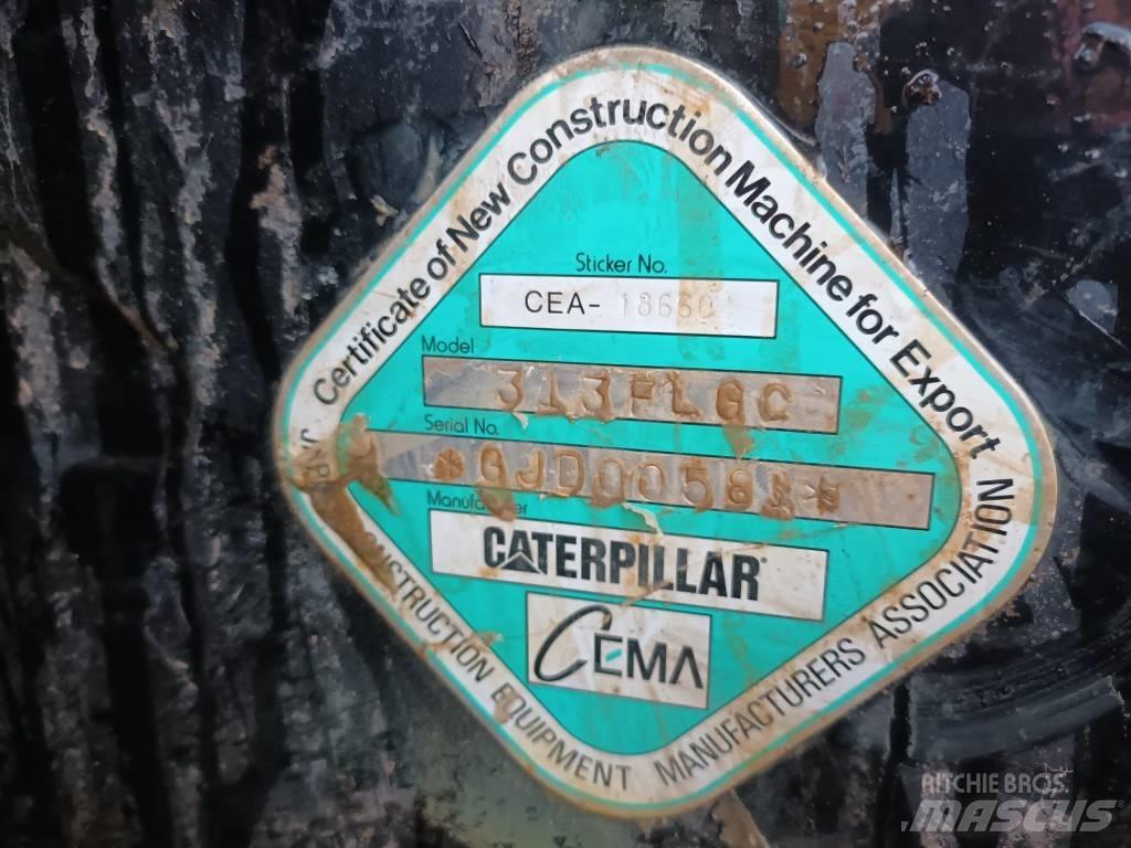 CAT 313 F LGC Pelle sur chenilles