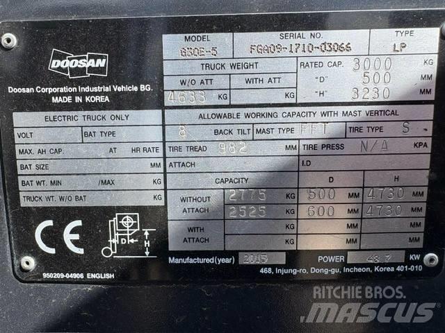 Doosan G 30 E-5 Chariots GPL