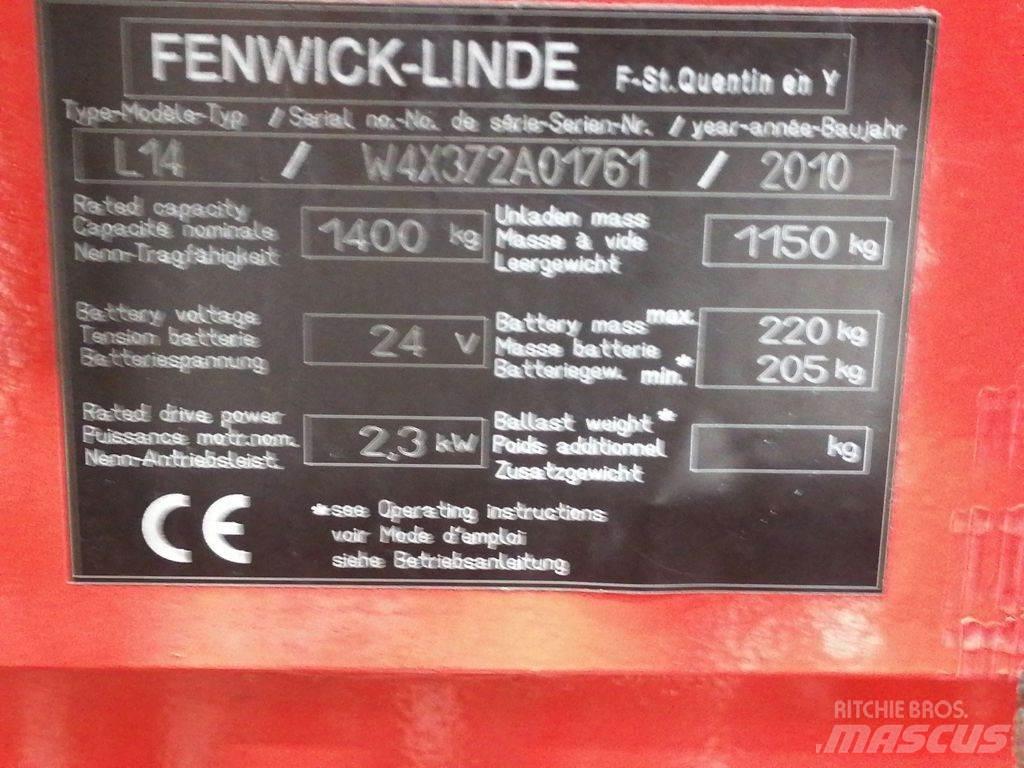 Linde L14 Gerbeur accompagnant