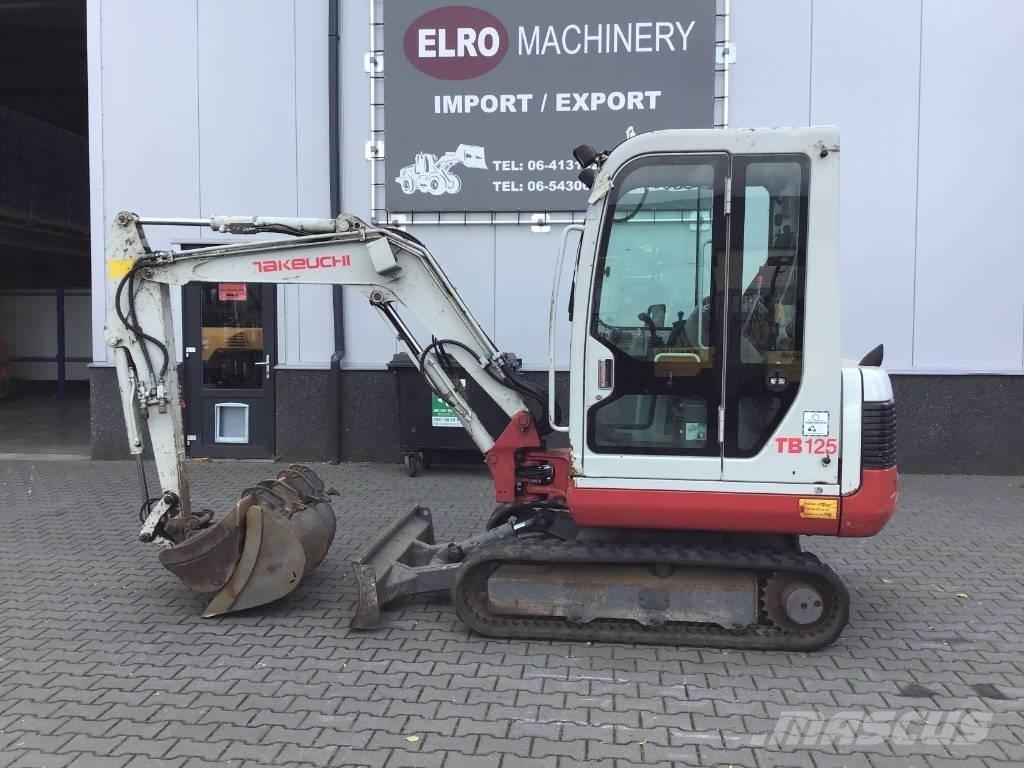 Takeuchi TB 125 Mini pelle < 7t
