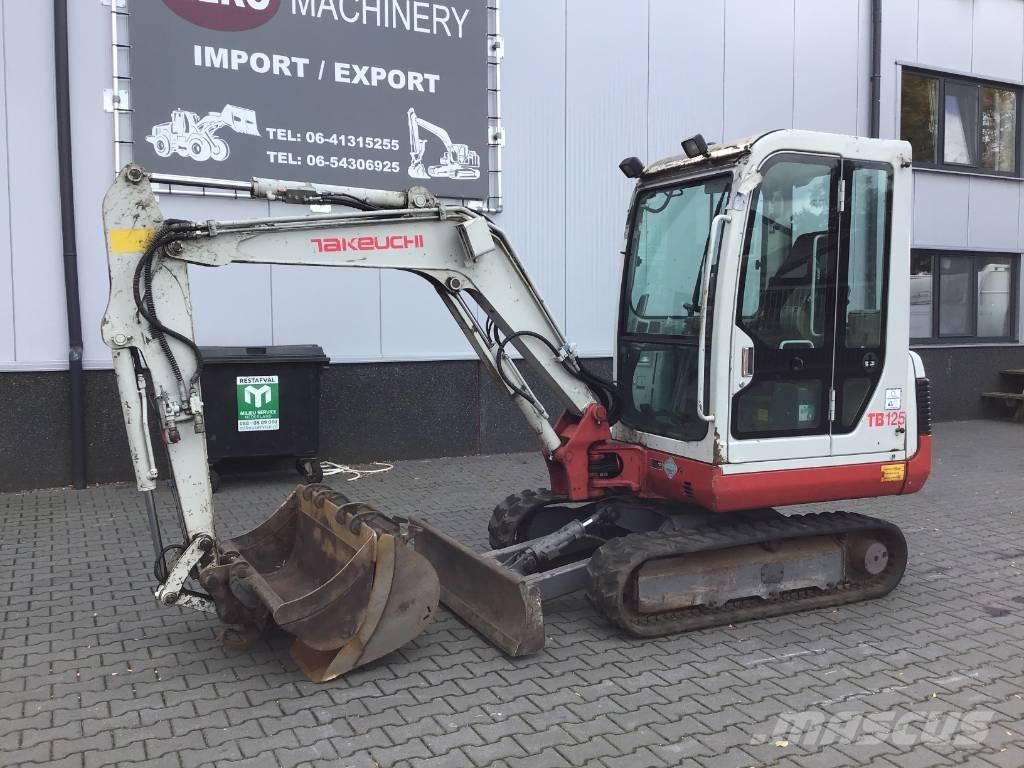 Takeuchi TB 125 Mini pelle < 7t