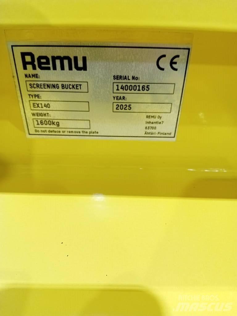 Remu EX140 Godets cribleurs