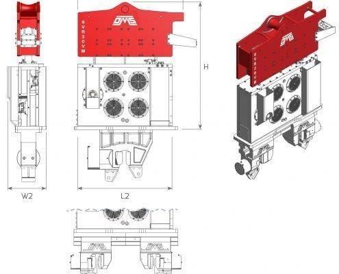  SVR 20VM Vibreur hydraulique