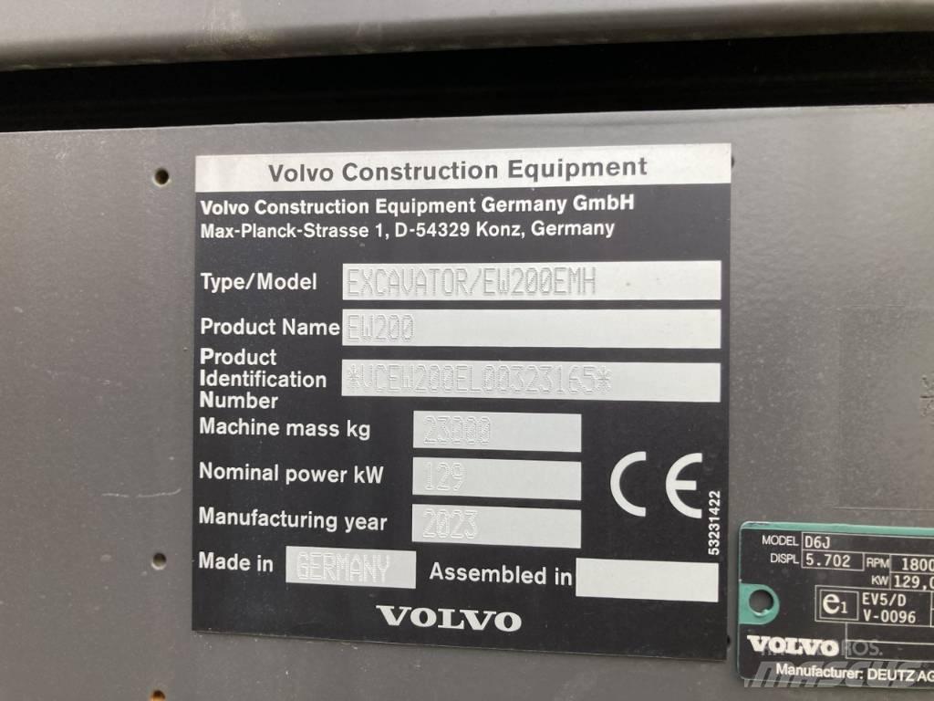 Volvo EW 200 E MH Pelle sur pneus