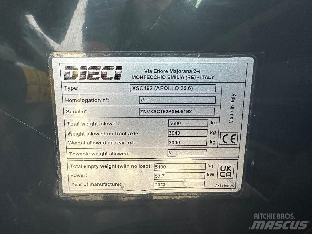 Dieci Apollo 26.6 Chariot télescopique