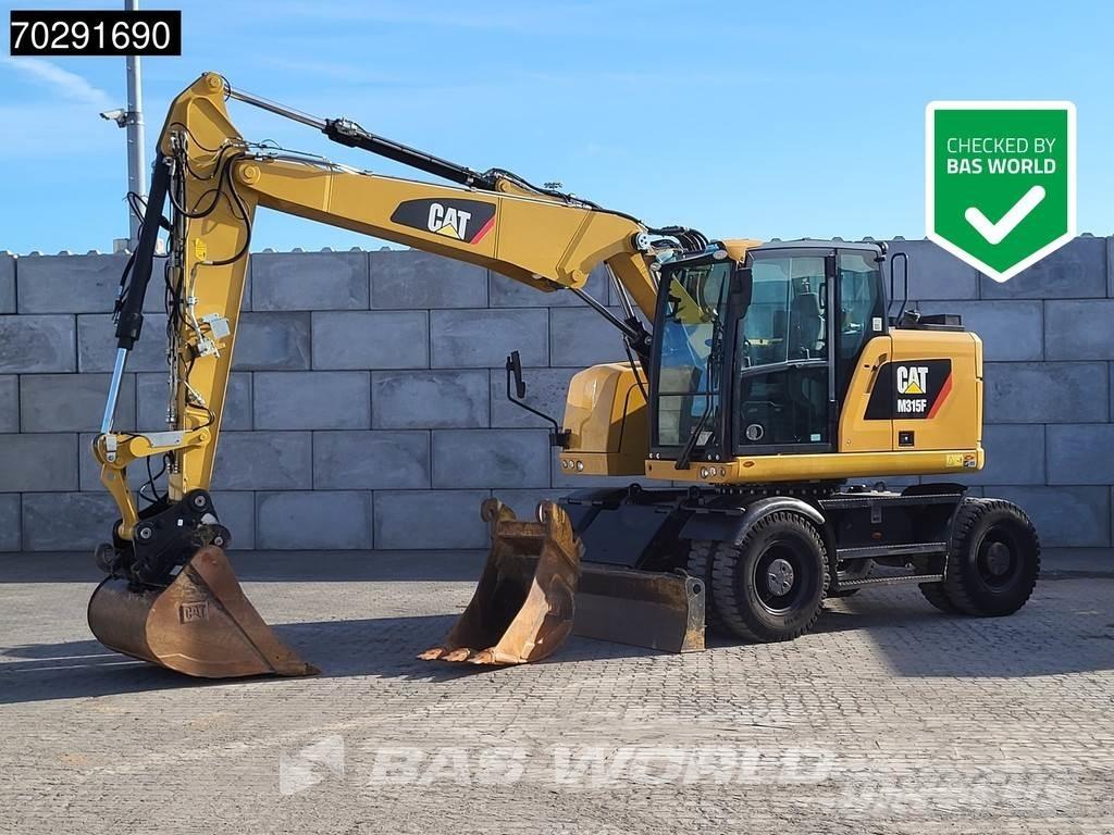 CAT M315 F Pelle sur pneus