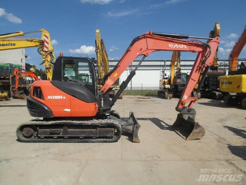 Kubota KX 080-4 Mini pelle 7t-12t
