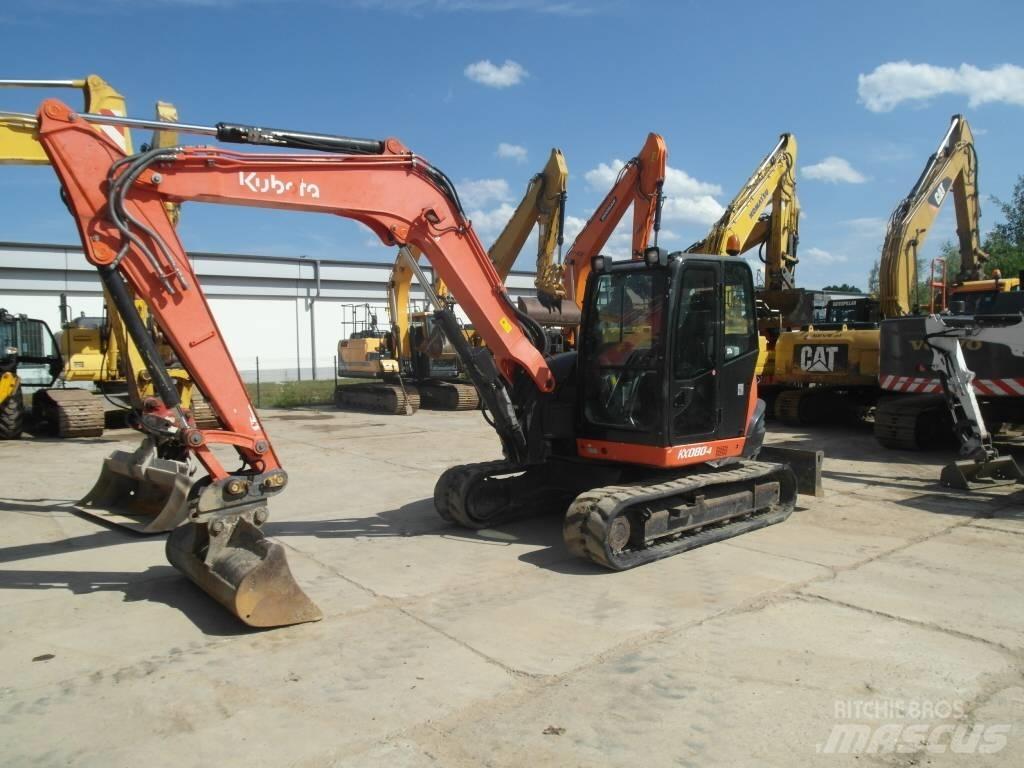 Kubota KX 080-4 Mini pelle 7t-12t