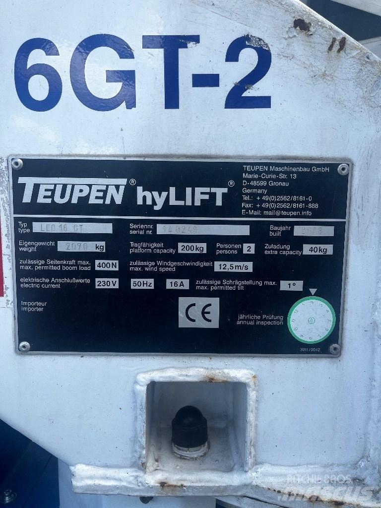 Teupen Leo 16GT Nacelles articulées