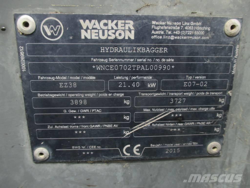 Wacker Neuson EZ 38 Pelle sur chenilles