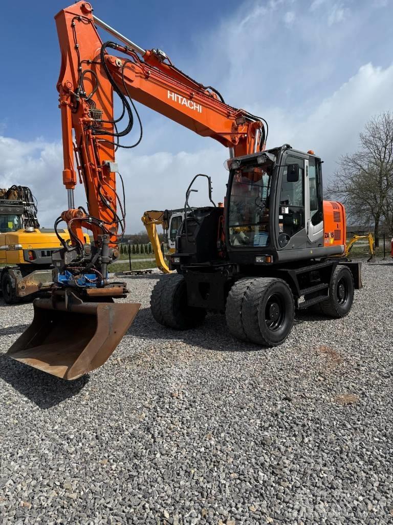 Hitachi ZX 145 W-3 Pelle sur pneus