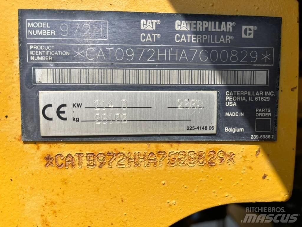CAT 972 H Chargeuse sur pneus