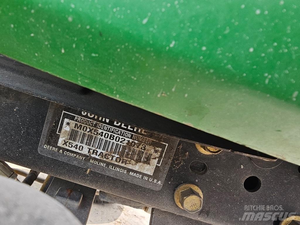 John Deere X 540 Micro tracteur
