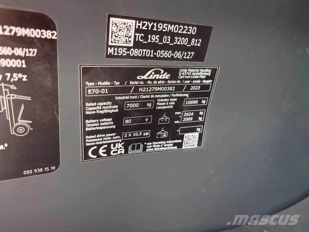 Linde E 70/1279 Chariots élévateurs électriques