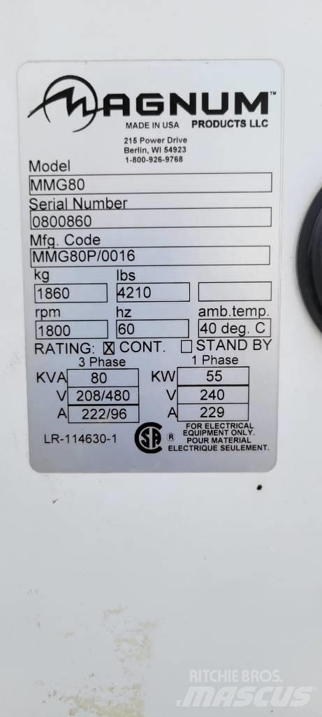 Magnum MMG 80 Générateurs diesel