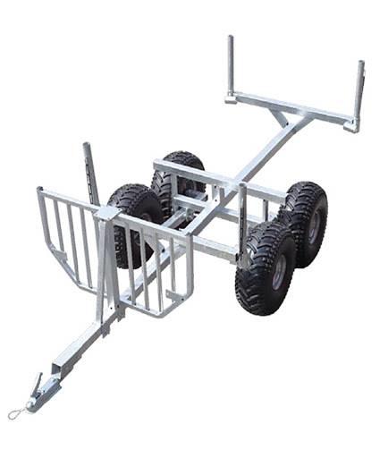  VEDBOGGI ATV Remorque forestière avec grue