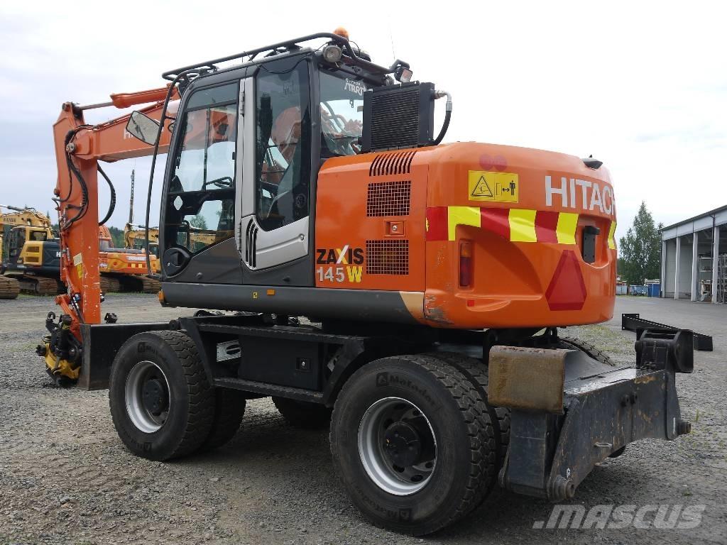 Hitachi ZX 145 W-3 Pelle sur pneus