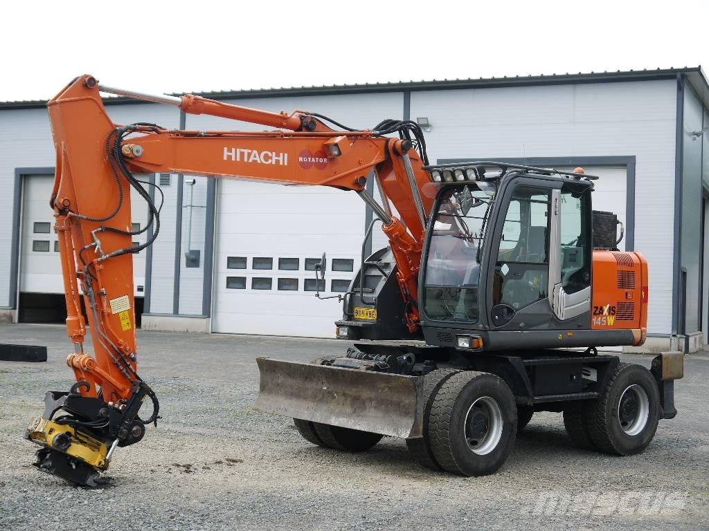 Hitachi ZX 145 W-3 Pelle sur pneus