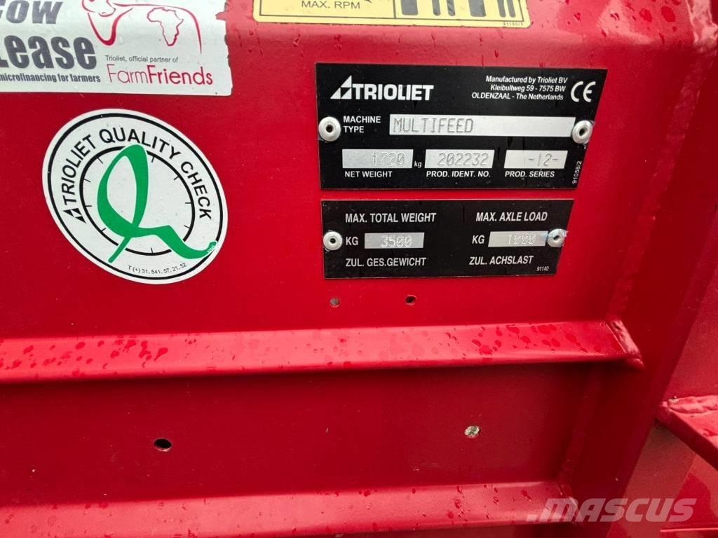 Trioliet MULTIFEED Bac, râtelier