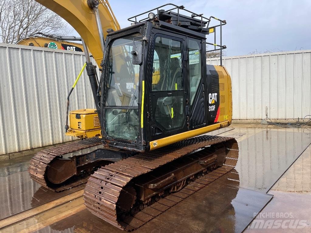 CAT 313 F Pelle sur chenilles