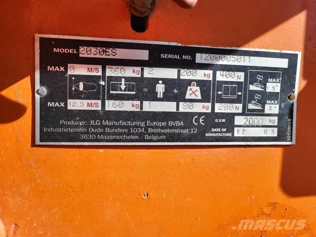 JLG 2030ES Nacelle ciseaux