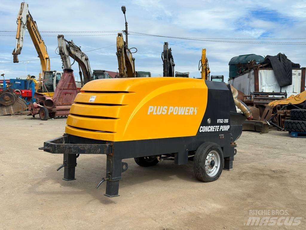 Plus Power VTGZ-20S Pompe à béton