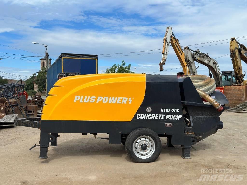 Plus Power VTGZ-20S Pompe à béton