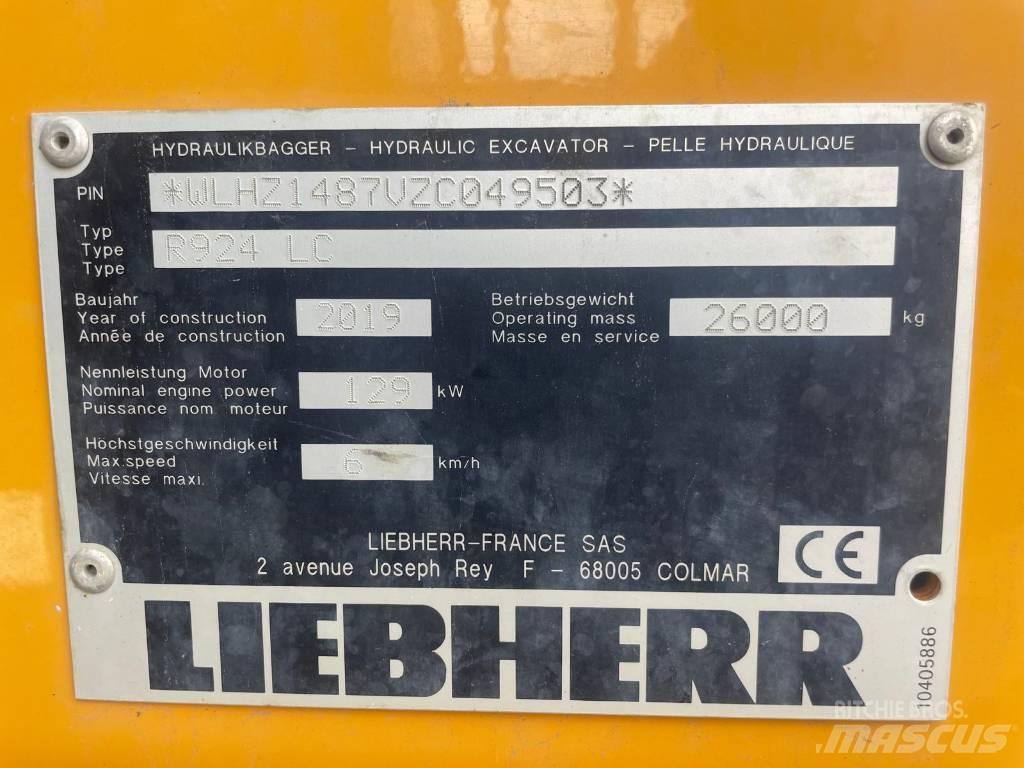 Liebherr R924 G8 Pelle sur chenilles