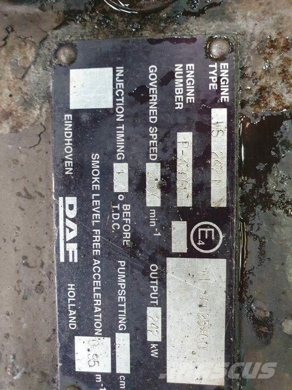 DAF WS 242 M Moteur